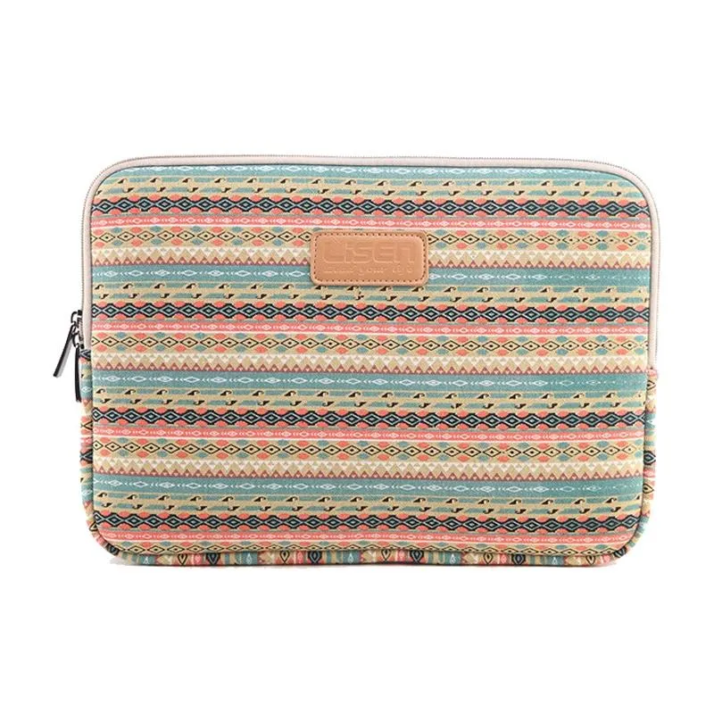 12 Inch Lingge Laptop Liner Bag | Pattern Design | Rose Red Geometry