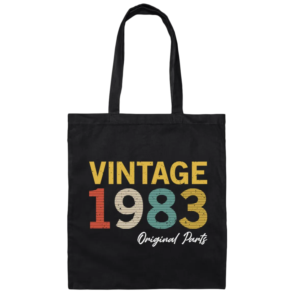1983 Love Gift, Vintage 1983, 1983 Original Parts, Lover 1983 Gift Canvas Tote Bag