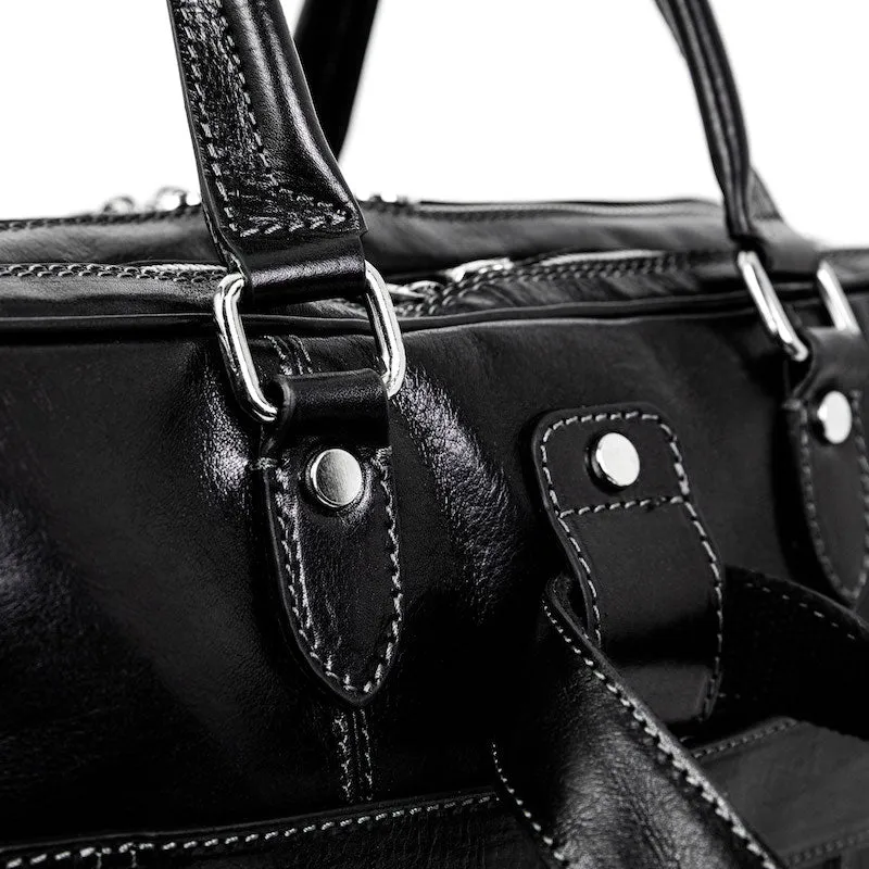 A Farewell to Arms - Full-Grain Italian Leather Briefcase