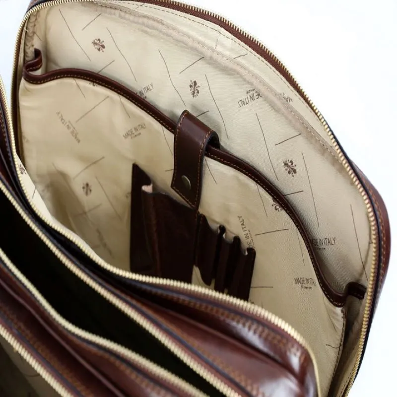 A Farewell to Arms - Full-Grain Italian Leather Briefcase