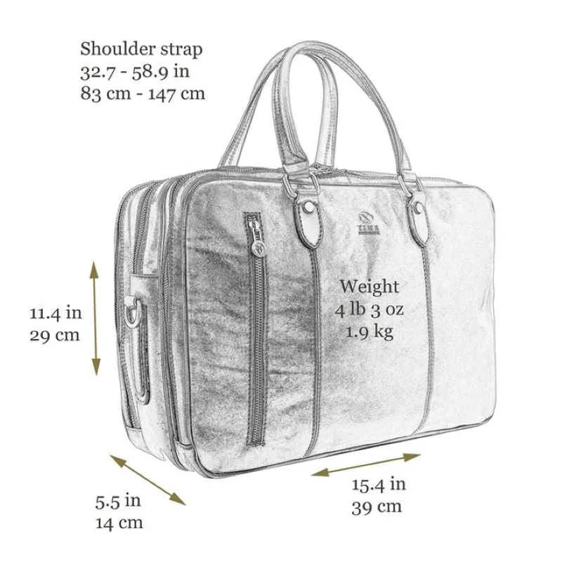 A Farewell to Arms - Full-Grain Italian Leather Briefcase