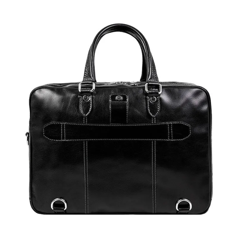 A Farewell to Arms - Full-Grain Italian Leather Briefcase