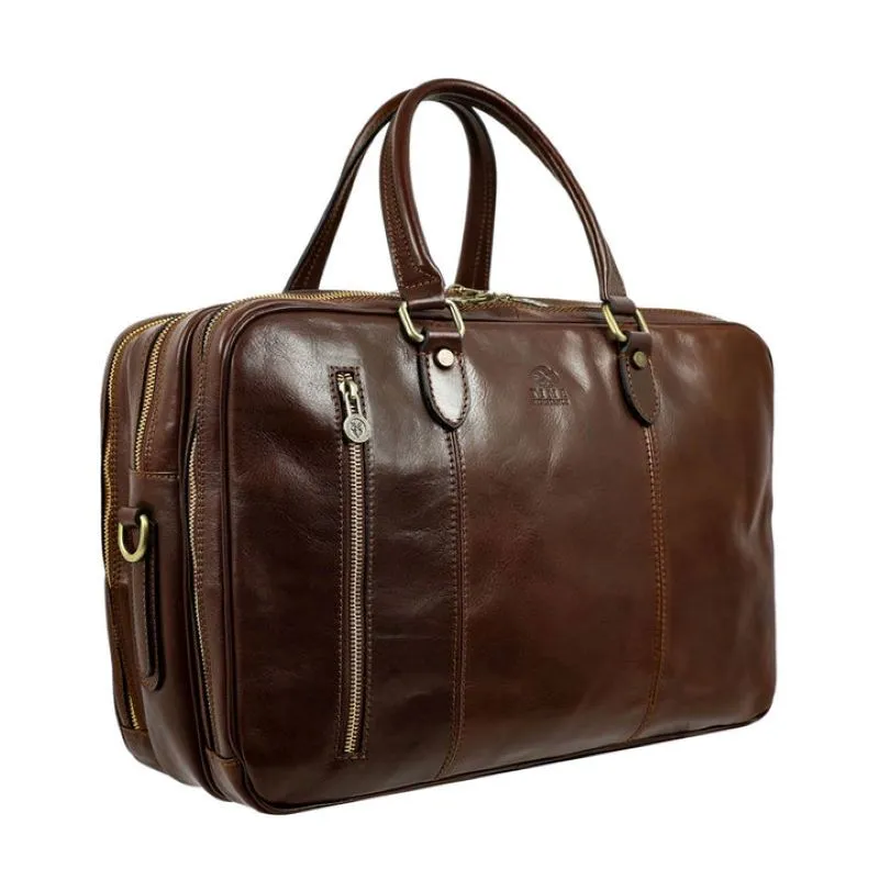 A Farewell to Arms - Full-Grain Italian Leather Briefcase
