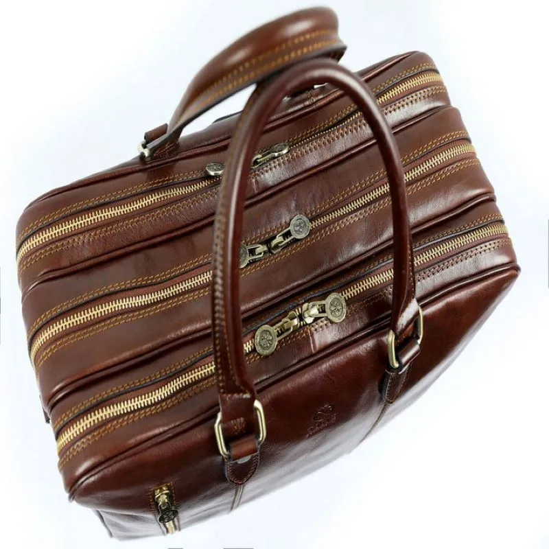 A Farewell to Arms - Full-Grain Italian Leather Briefcase