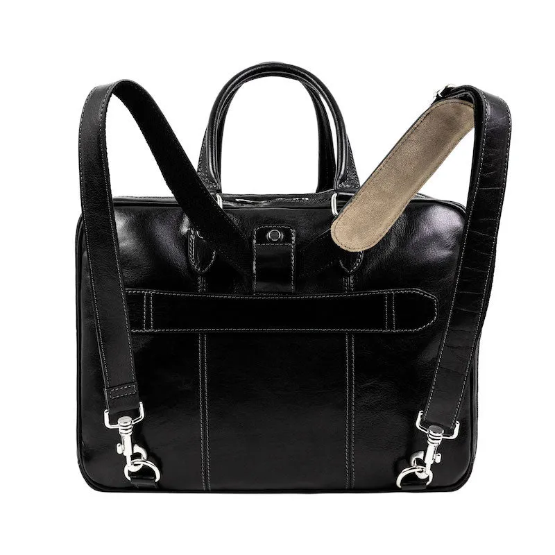 A Farewell to Arms - Full-Grain Italian Leather Briefcase