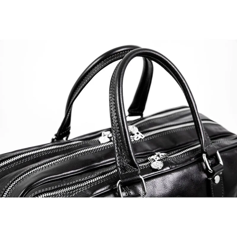 A Farewell to Arms - Full-Grain Italian Leather Briefcase