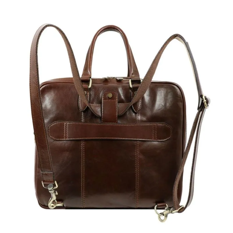 A Farewell to Arms - Full-Grain Italian Leather Briefcase