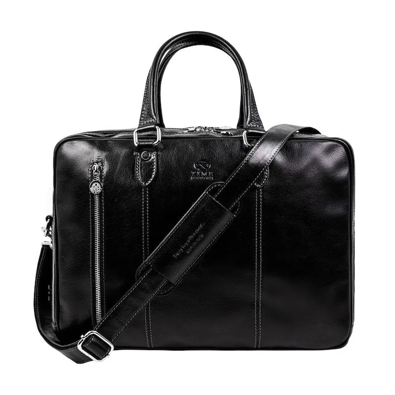A Farewell to Arms - Full-Grain Italian Leather Briefcase