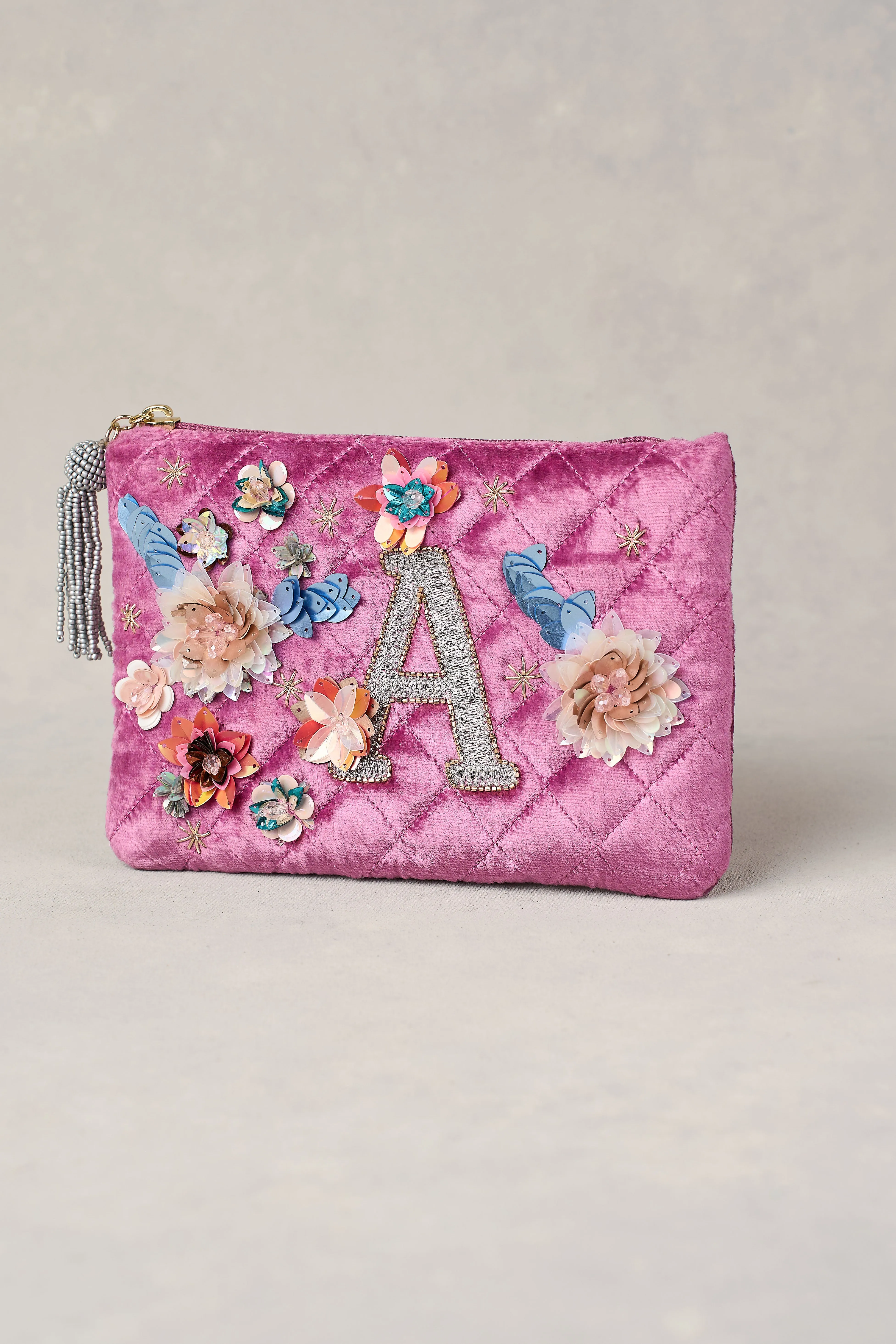 A Monogram Cosmetic Bag - Pink