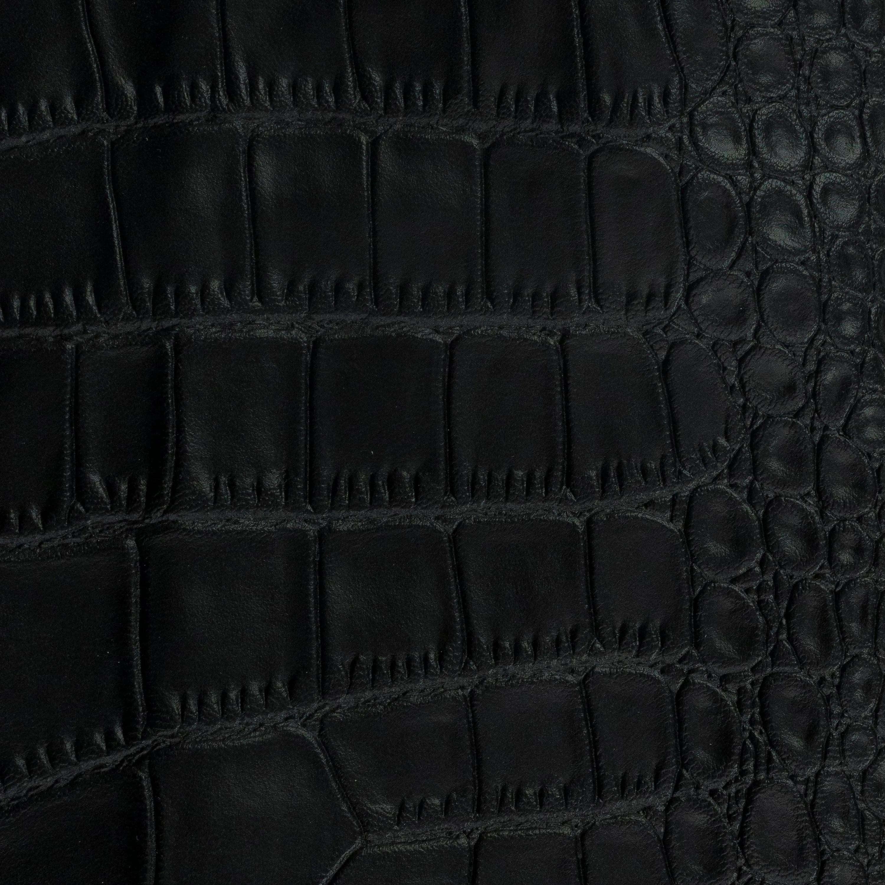 BLACK CROC TOTE SHOPPER BAG