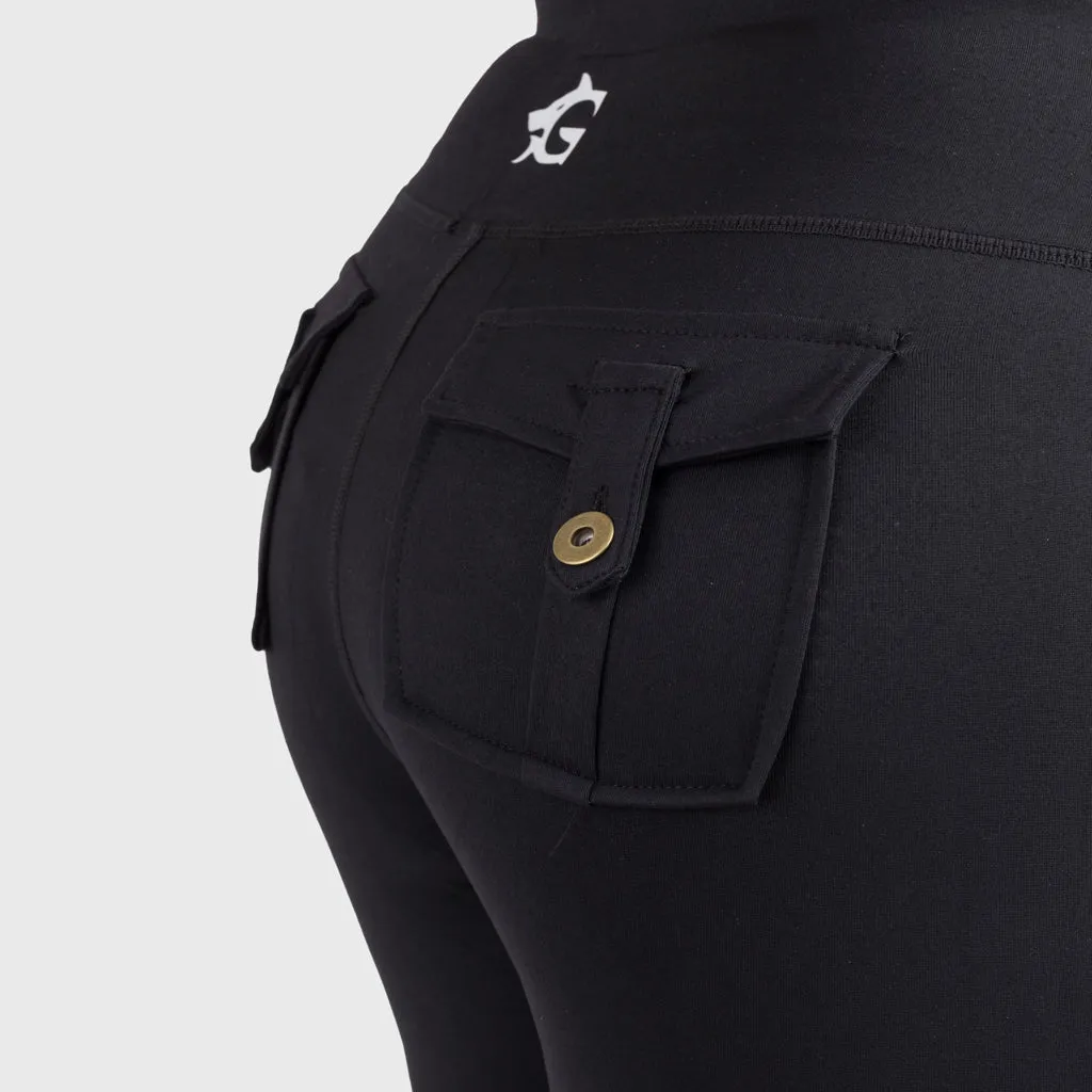Cargo Leggings, Black