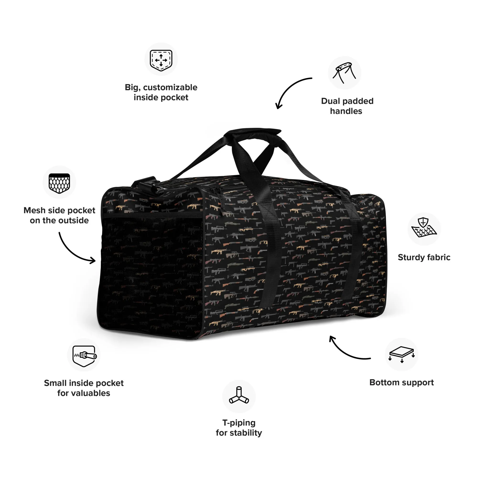 Choose Your Weapon Duffle bag