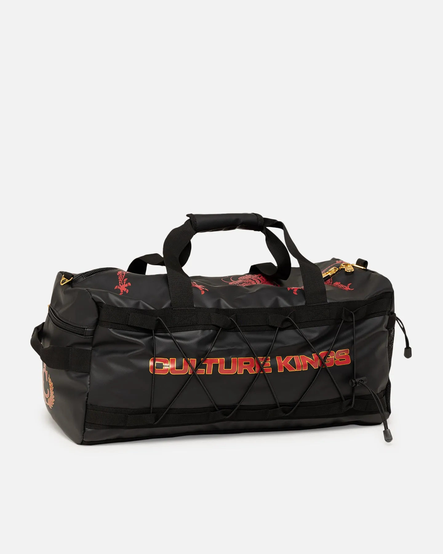 Culture Kings NFS Dragon Elite Duffle Bag Black/Red/Gold
