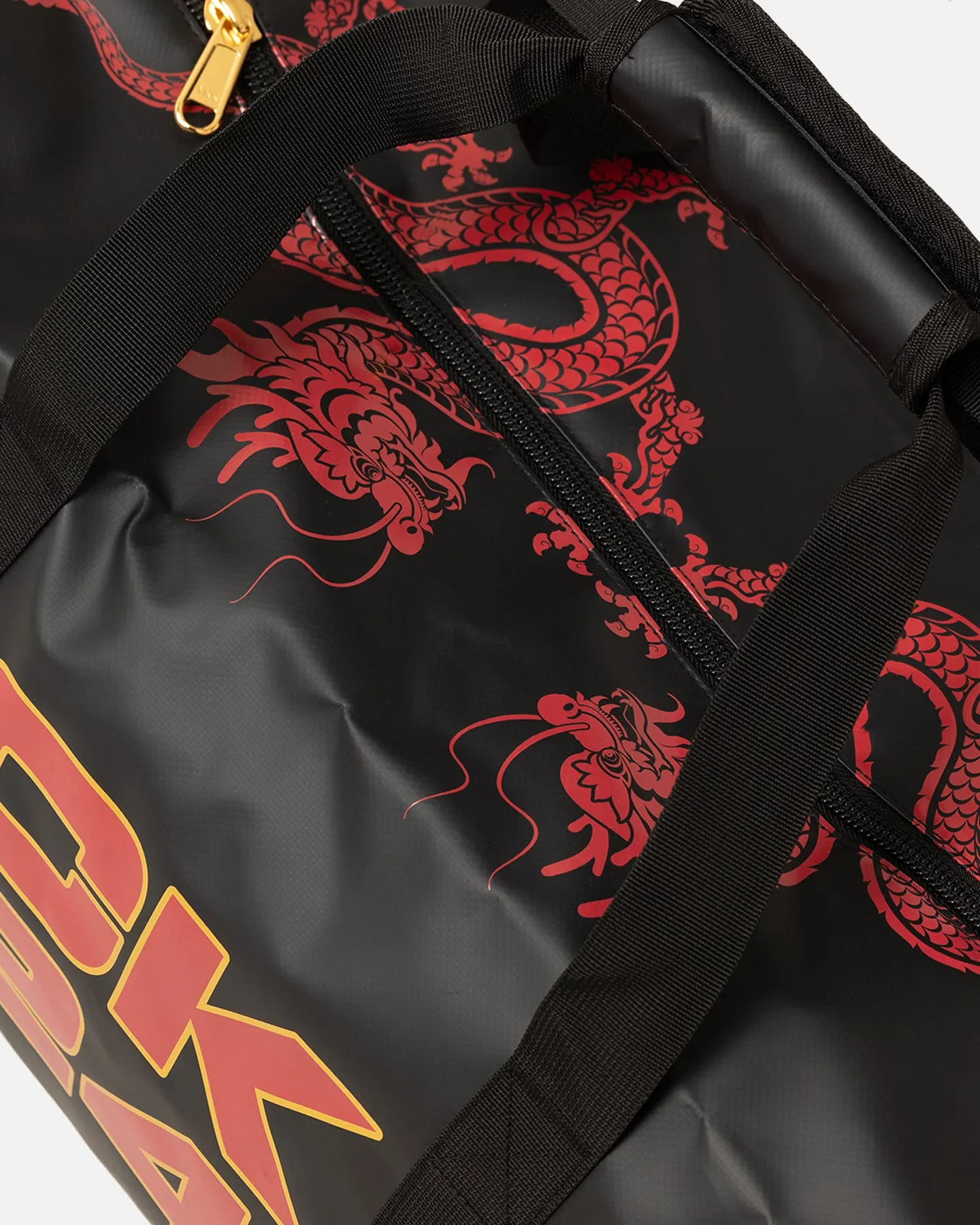 Culture Kings NFS Dragon Elite Duffle Bag Black/Red/Gold
