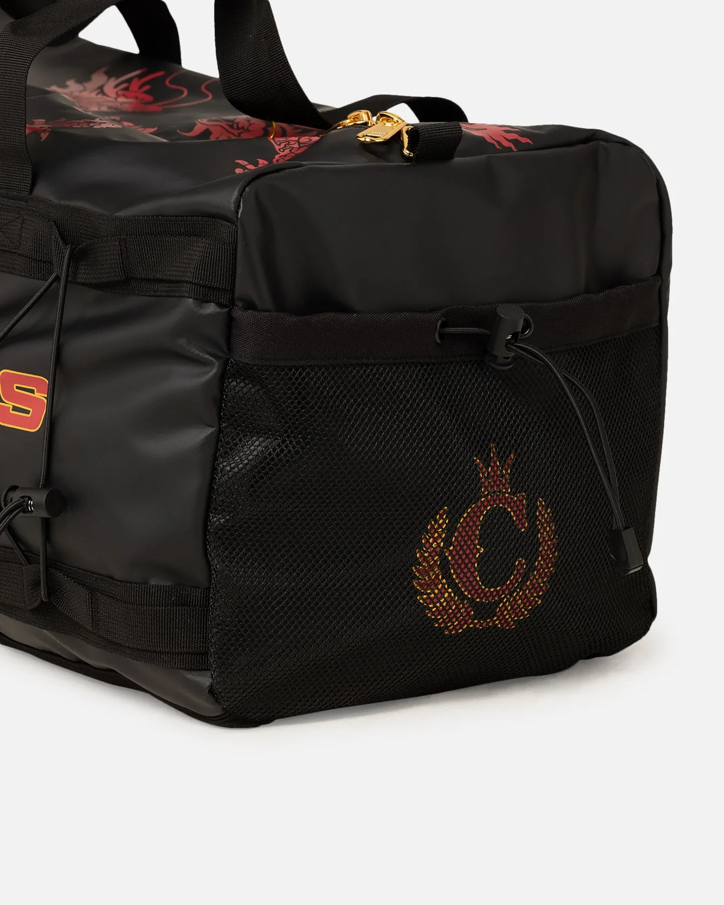 Culture Kings NFS Dragon Elite Duffle Bag Black/Red/Gold