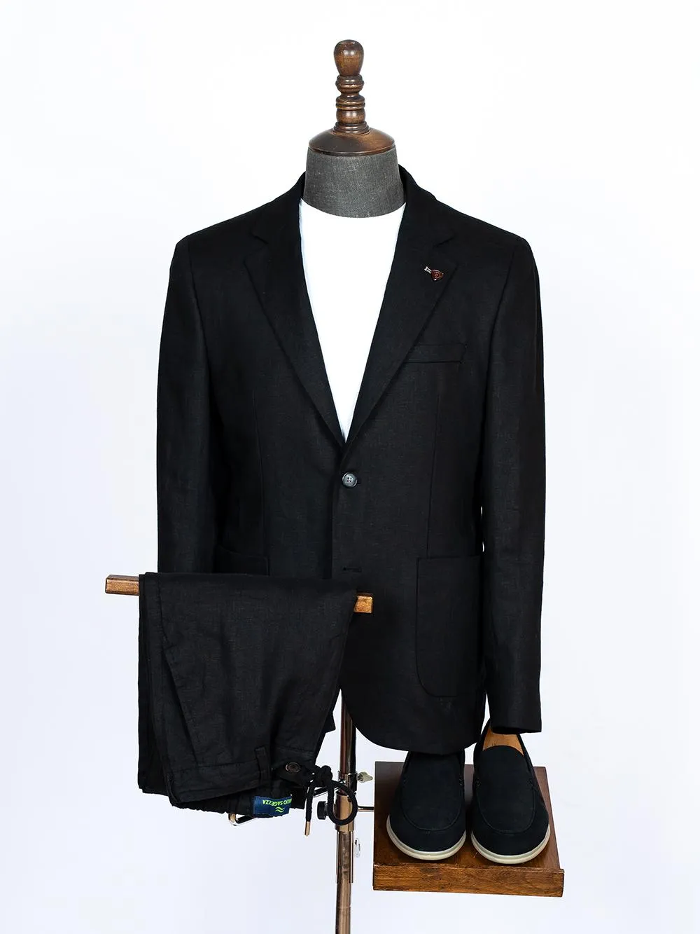 Edwin Black Set Blazer Linen Suit