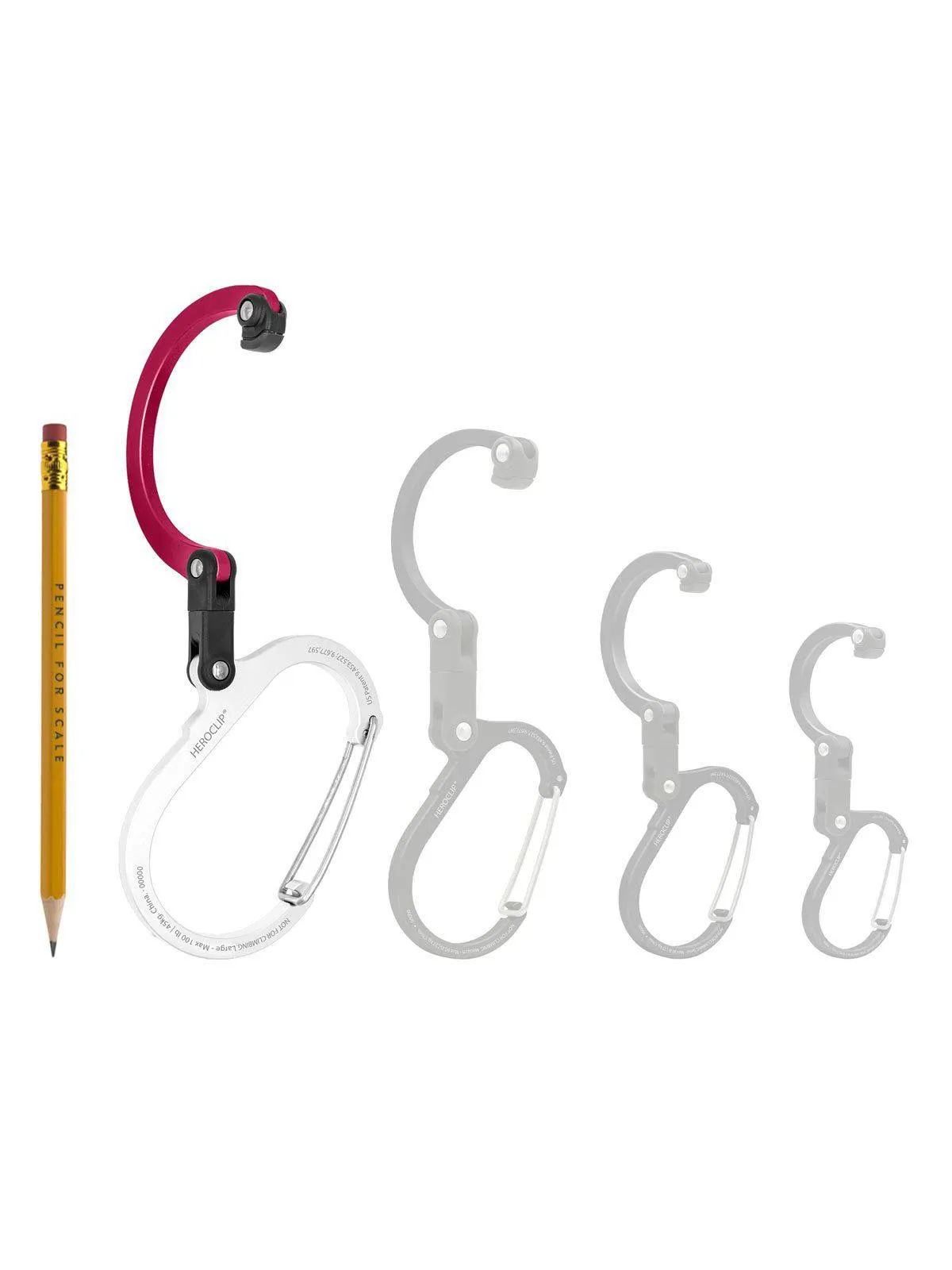 Heroclip Carabiner Large Hot Rod Red