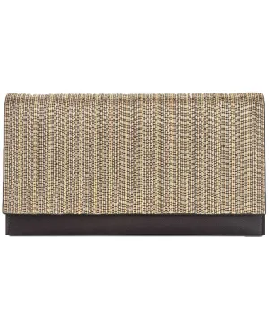 INC Womens Veronica Chain Convertible Clutch Handbag Gold Small