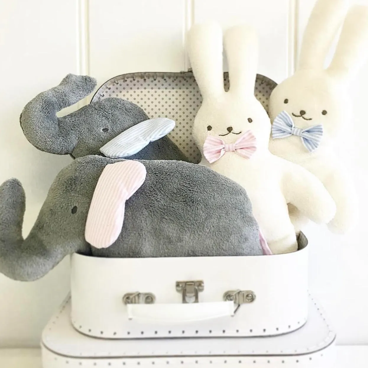 Kids Carry Case Set - White & Grey