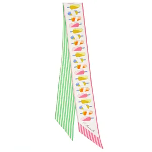 LIGHT GREEN SILK TWILLY