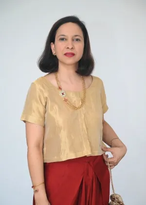 Princess top blouse- Beige