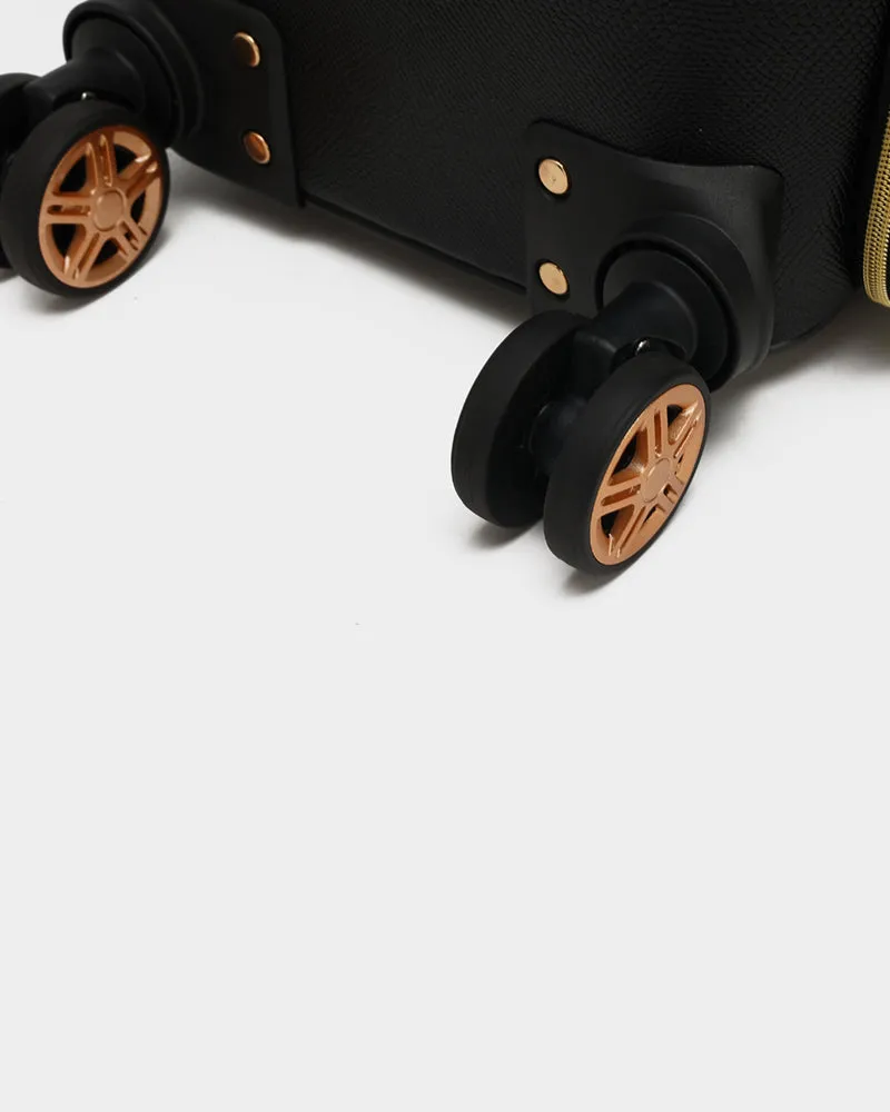 PY 2 Piece Suitcase Set in Black