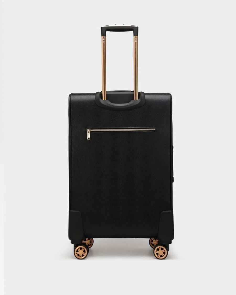 PY 2 Piece Suitcase Set in Black
