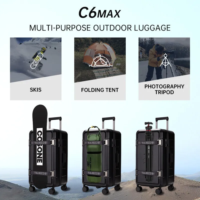 TAJEZZO C6MAX Rolling Suitcases - 77L