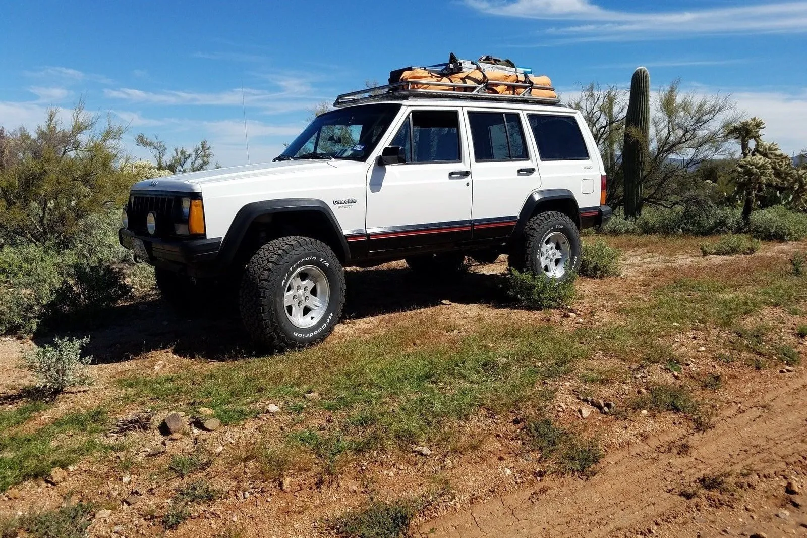 XJ Jeep Cherokee Safari Roof Rack